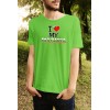 Мъжка тениска с щампа I love my Bulgaria