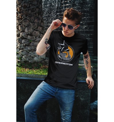 Мъжка тениска с щампа Overwatch Tracer