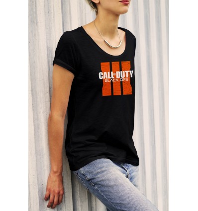 Дамска тениска с щампа Call of Duty Black Ops III