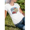  Дамска тениска с щампа Cats with rose