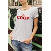 Дамска тениска с щампа CCCP