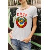 Дамска тениска с щампа CCCP Gerb