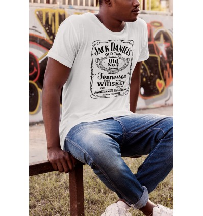 Мъжка тениска с щампа Jack Daniels