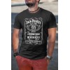 Мъжка тениска с щампа Jack Daniels