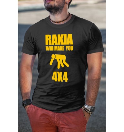 Мъжка тениска с щампа Rakia