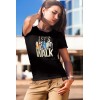Дамска тениска с щампа Let's Walk