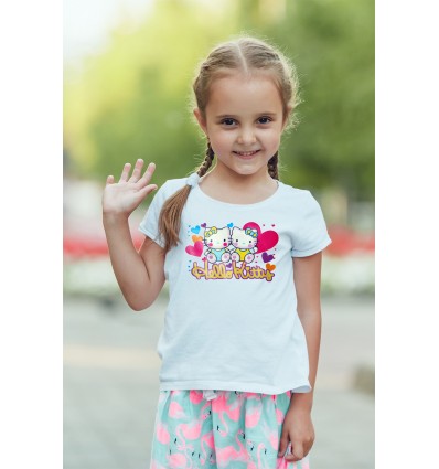 Детска тениска с щампа Hello Kittis
