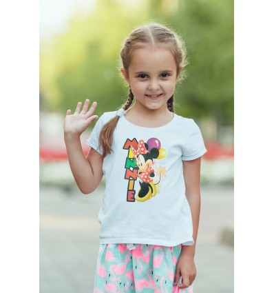 Детска тениска с щампа Minnie Moyse 2