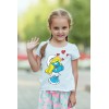 Детска тениска с щампа Smurf Girl