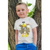 Детска тениска с щампа Stupid Duck