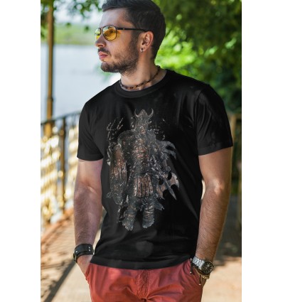 Мъжка тениска с щампа Viking