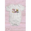 Бебешко боди с щампа Hello Kittis Mecho