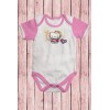 Бебешко боди с щампа Hello Kittis Princess