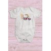 Бебешко боди с щампа Hello Kittis Princess
