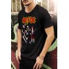 Мъжка тениска с щампа AC/DC