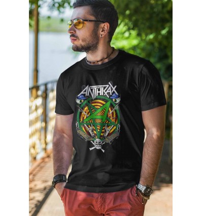 Мъжка тениска с щампа Anthrax