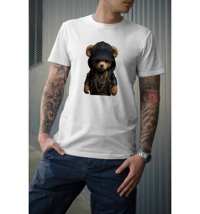 Мъжка тениска с щампа Bear 20