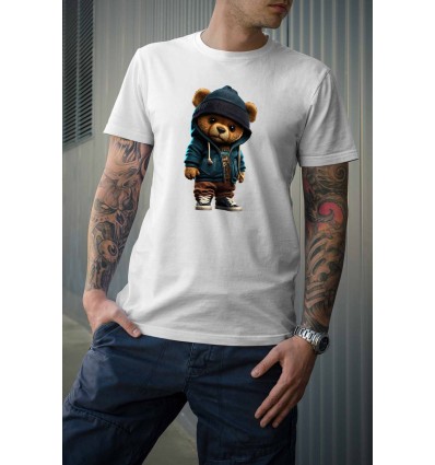 Мъжка тениска с щампа Bear 21